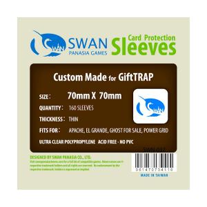 Sleeves 70mm x 70mm (thin)