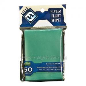 FFG Solid-Colored Card Game Sleeves (Green)