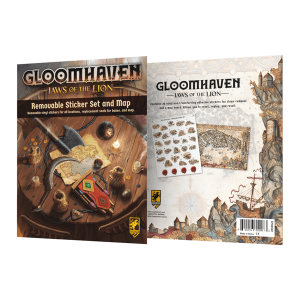 Gloomhaven: Jaws of the Lion - Removable Sticker Set & Map